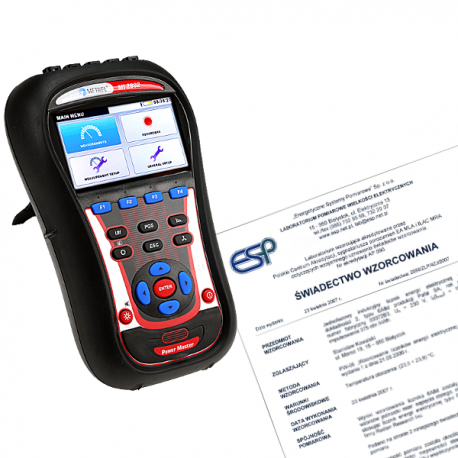 MI2892 Power Master analizator jakości energii ze świadectwem wzorcowania